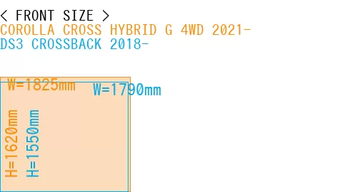 #COROLLA CROSS HYBRID G 4WD 2021- + DS3 CROSSBACK 2018-